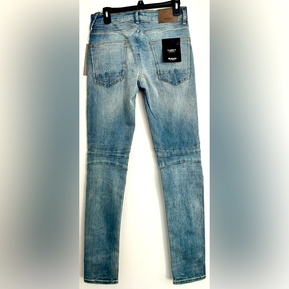 NWT Men's Hudson Blinder V2 Biker Skinny Jeans - Size 31 - Picture 6 of 6